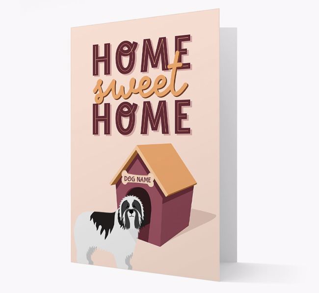 Home Sweet Home: Personalized {breedFullName} Card